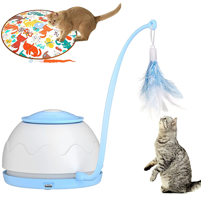 Electric cat teasing toy