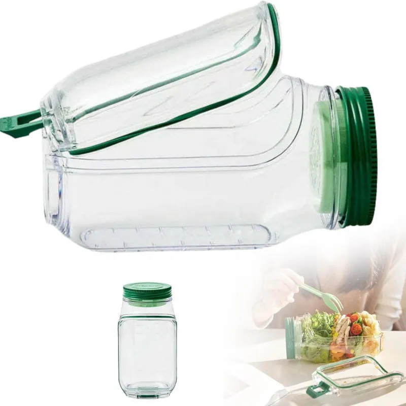 Plastic Salad Jar