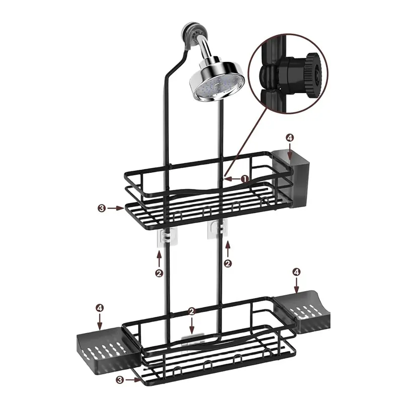 Bathroom Shower Storage Rack