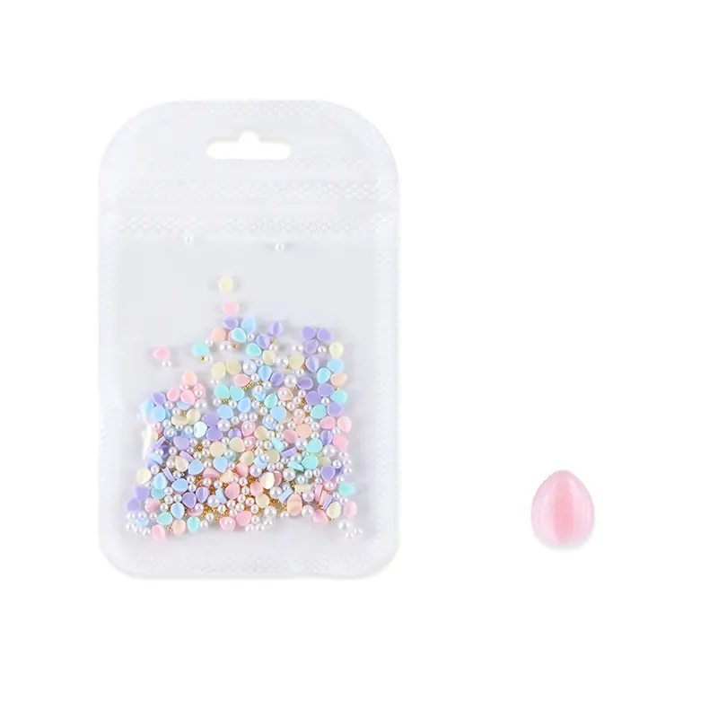 Nail Flower Petal Resin Jewelry