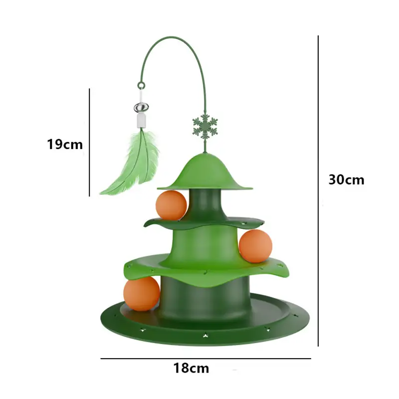 BW3301825(4) Cat teasing spinning wheel toy