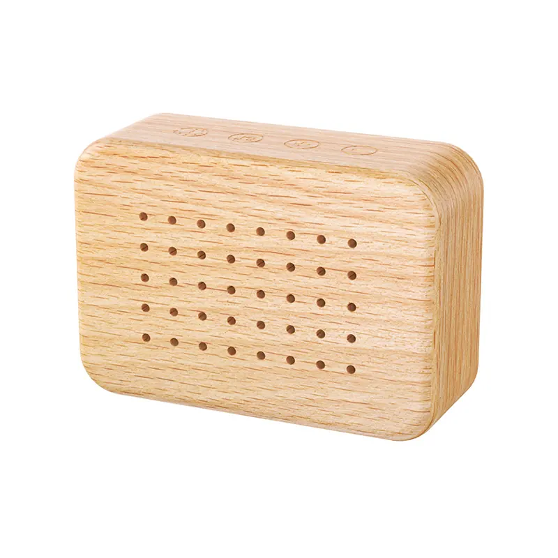 Solid Wood Bird Singing Speaker